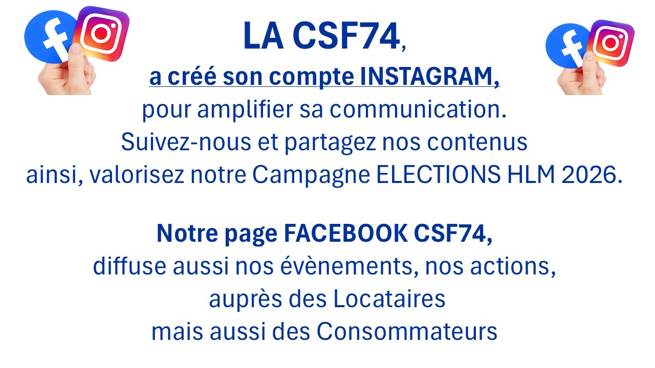 AFFICHE CSF74 - LANCEMENT INSTAGRAM